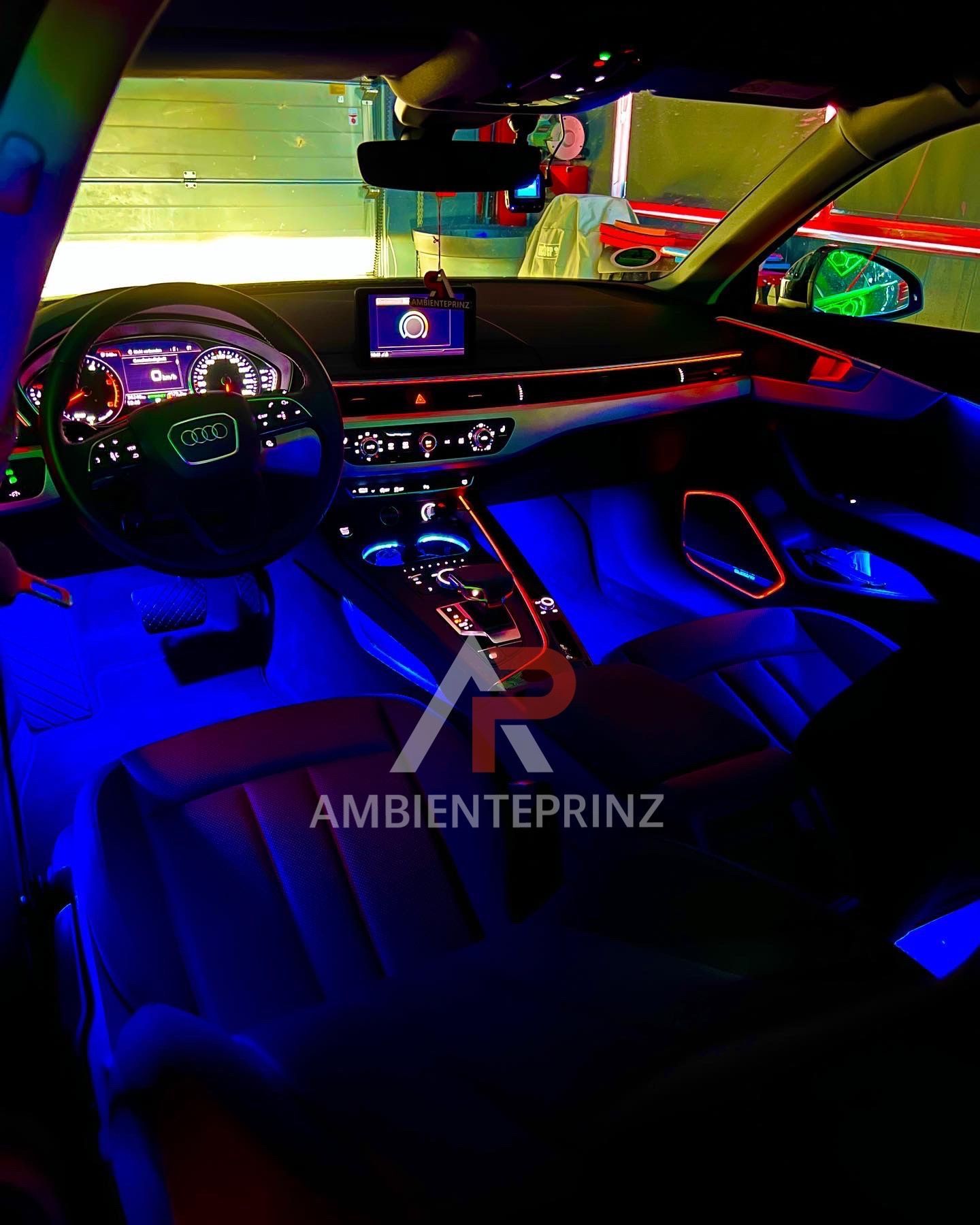 IYC - EL Ambiente Lichtleiste Ambientebeleuchtung für Audi A4 B7