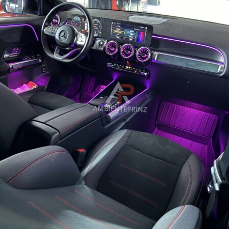 Ambientebeleuchtung für Mercedes GLA H247 64 Farben inkl. Einbau (Nachrüstung) Ambientebeleuchtung für Mercedes GLA H247 64 Farben inkl. Einbau (Nachrüstung)