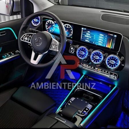 Ambientebeleuchtung für Mercedes CLA C118 X118 mit 64 Farben inkl. Einbau  (Nachrüstung)