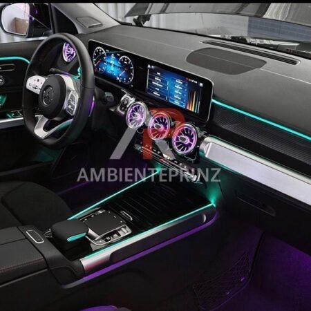 Ambientebeleuchtung für Mercedes GLB X247 64 Farben inkl. Einbau (Nachrüstung)