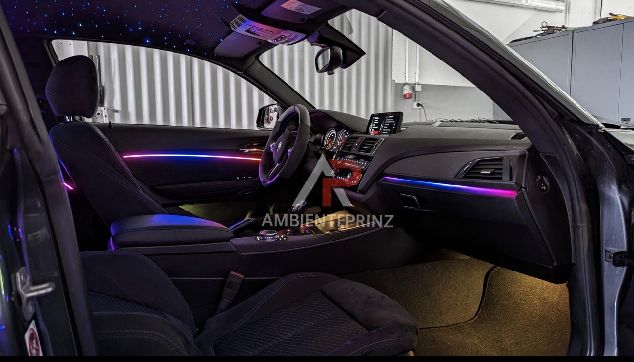 Ambientebeleuchtung für BMW 2er F22 F23 inkl. Einbau (Nachrüstung) –  Ambientprinz