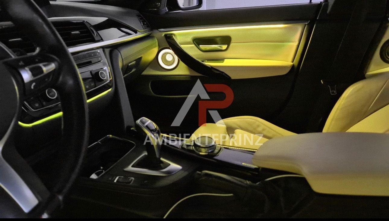 Ambientebeleuchtung für BMW 3er F30 F31 F34 inkl. Einbau (Nachrüstung) –  Ambientprinz