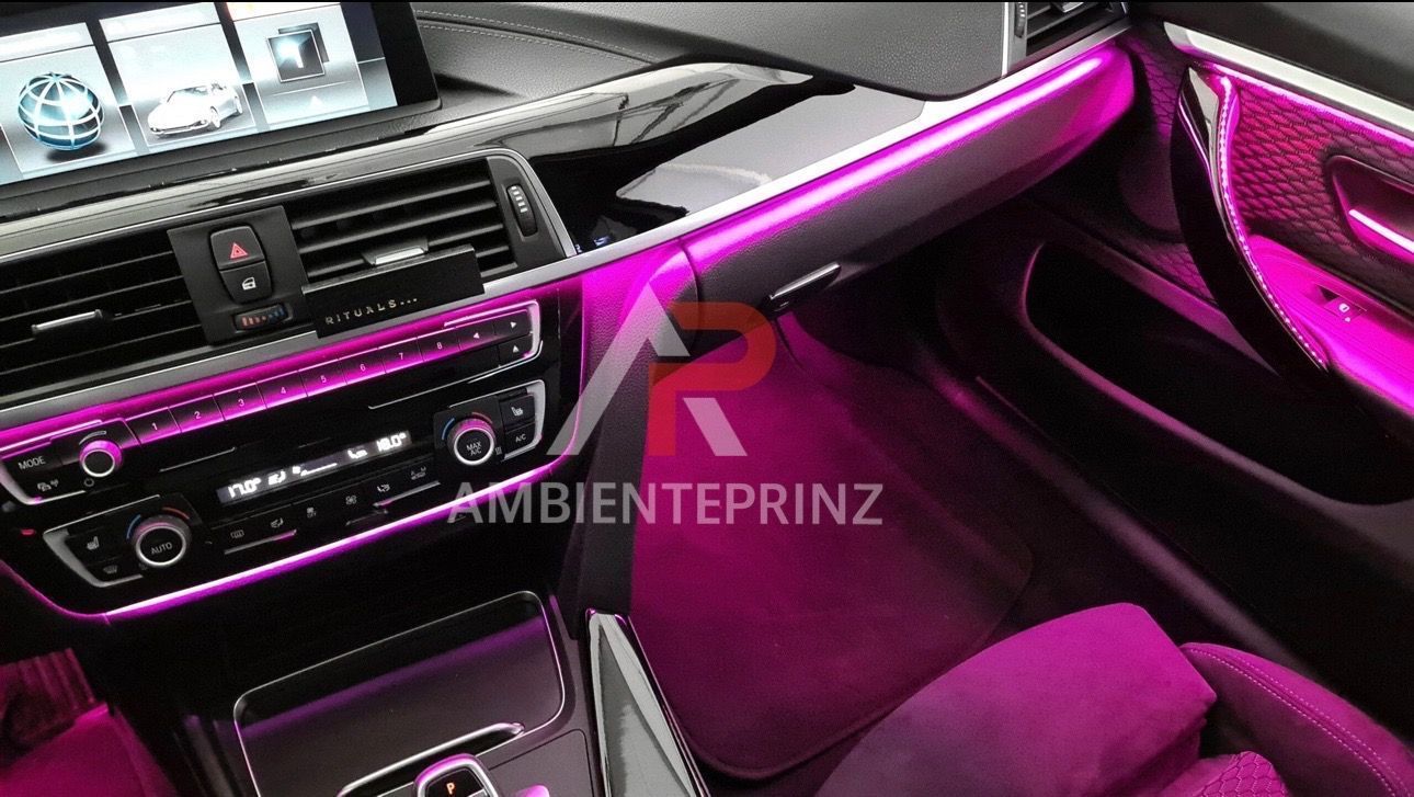Ambientebeleuchtung für BMW 3er F30 F31 F34 inkl. Einbau (Nachrüstung) –  Ambientprinz