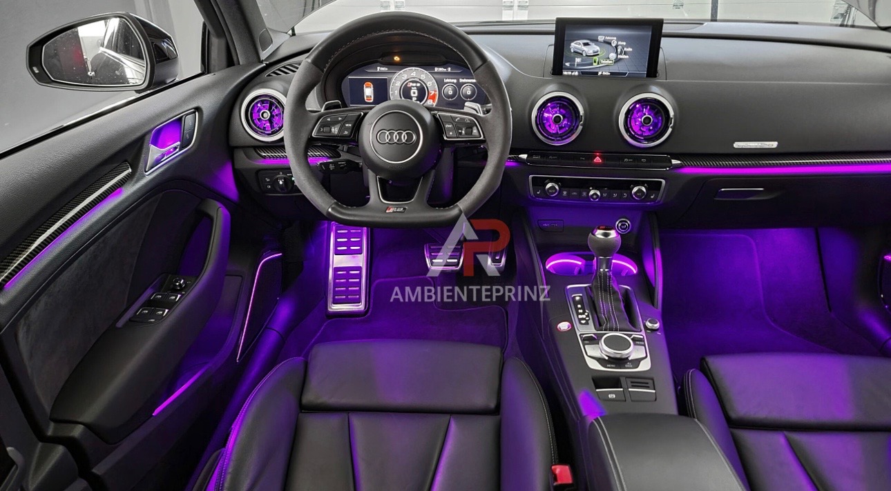 Ambientebeleuchtung für Audi A3 S3 8V inkl. Einbau (Nachrüstung) –  Ambientprinz