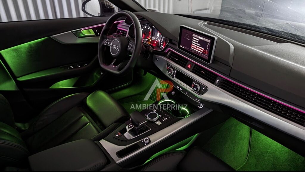 Ambientebeleuchtung für Audi A5 S5 F5 (B9) inkl. Einbau (Nachrüstung) –  Ambientprinz