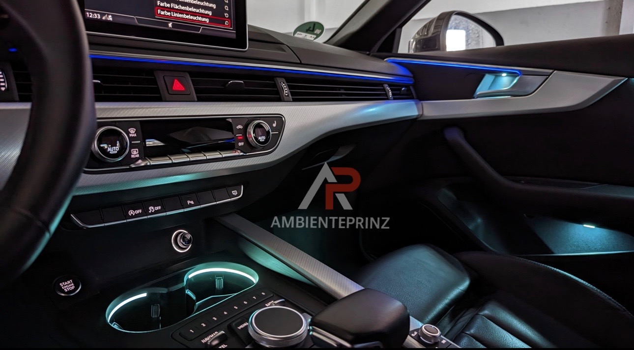 IYC - EL Ambiente Lichtleiste Ambientebeleuchtung für Audi A4 B7