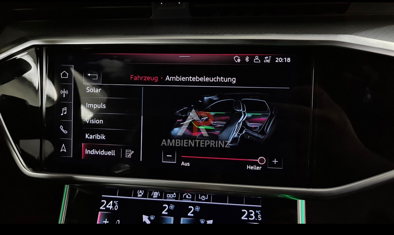 Ambientebeleuchtung Audi A6 C8 Nachrüsten - BKM Electric