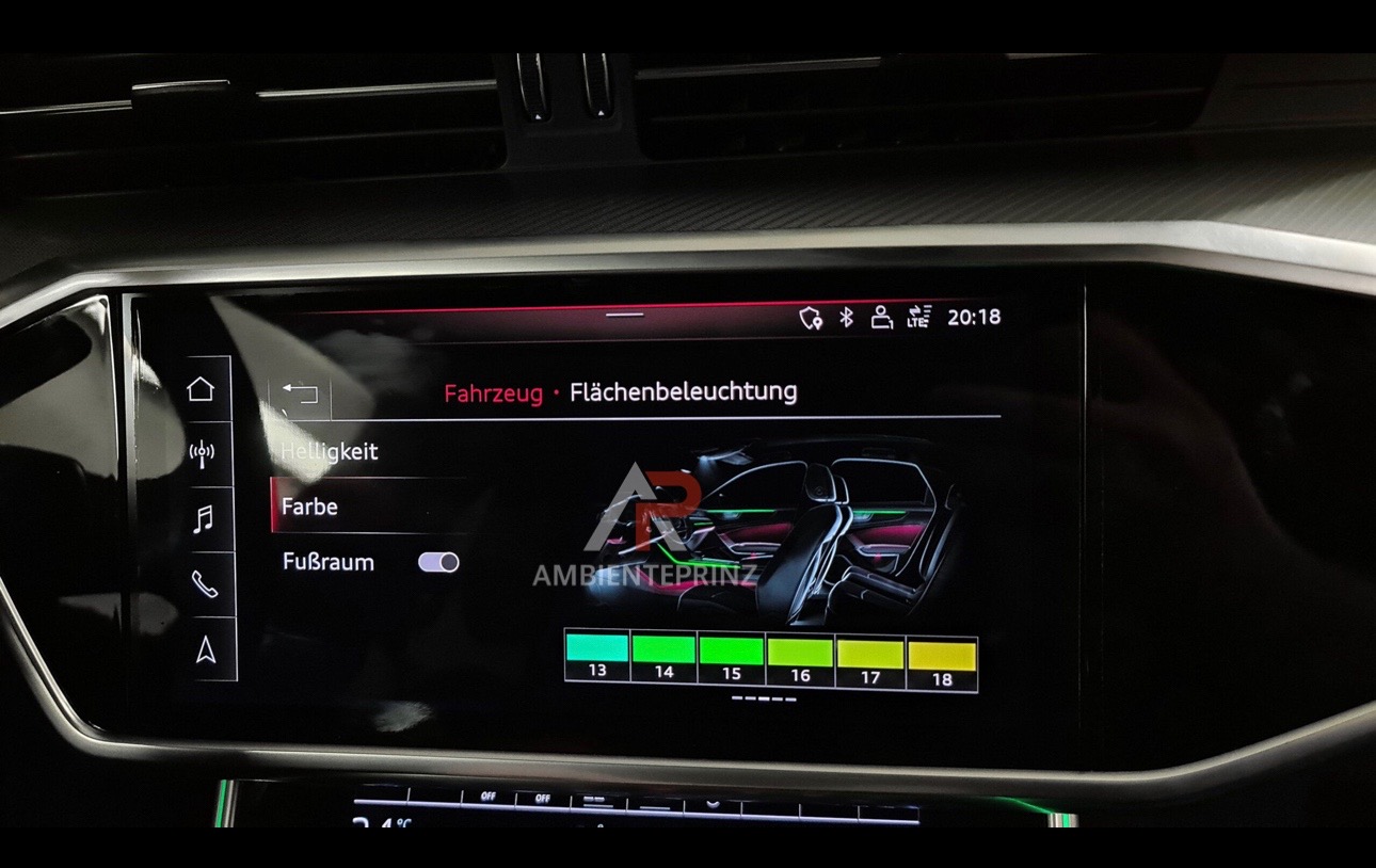 Ambientebeleuchtung Audi A6 C8 Nachrüsten - BKM Electric