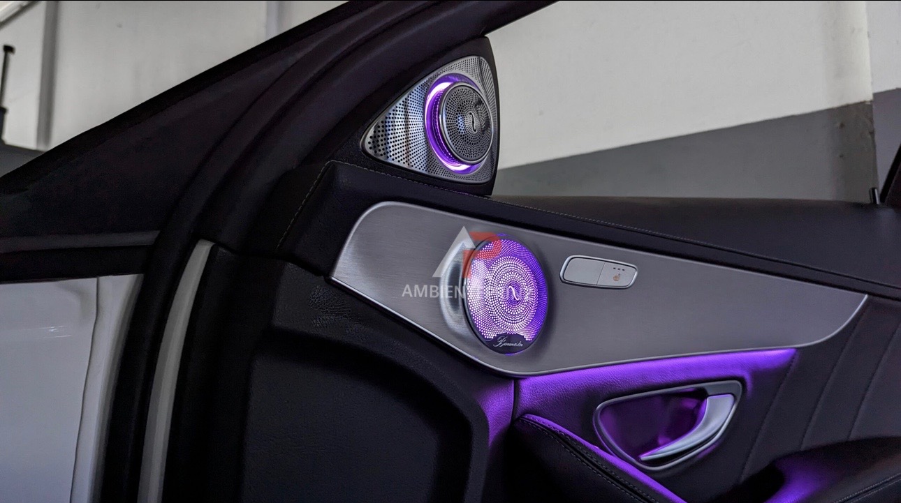Ambientebeleuchtung für Mercedes GLC X253 mit 64 Farben inkl. Einbau  (Nachrüstung) – Ambientprinz