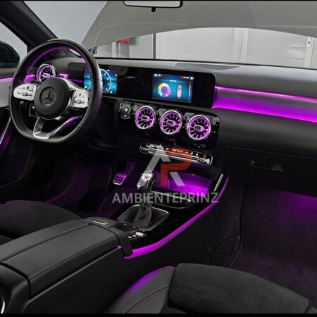 Ambientebeleuchtung für Mercedes A-Klasse W177 64 Farben inkl. Einbau (Nachrüstung)