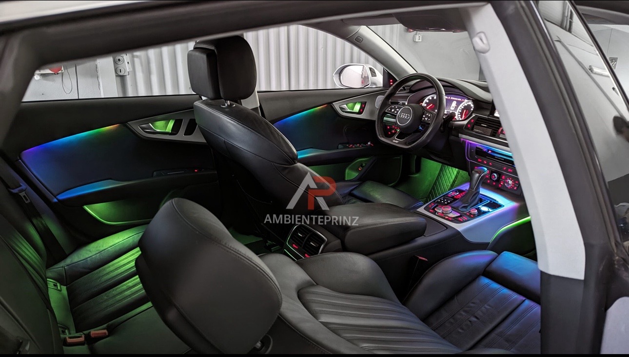 Ambientebeleuchtung für Audi A7 C7/4G inkl. Einbau (Nachrüstung) –  Ambientprinz