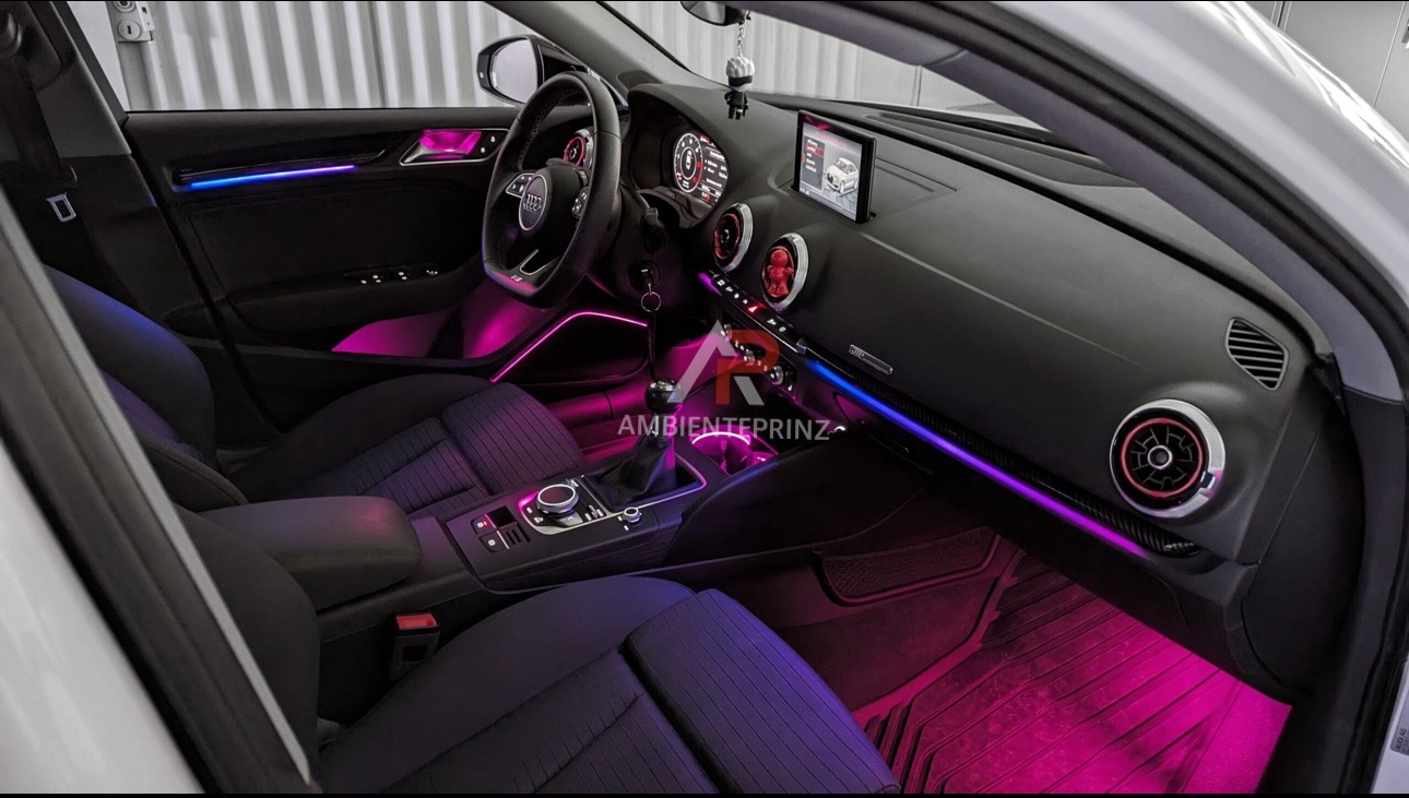 Auto LED-Licht mit Fernbedienung Farbwechsel Ambiente Beleuchtung