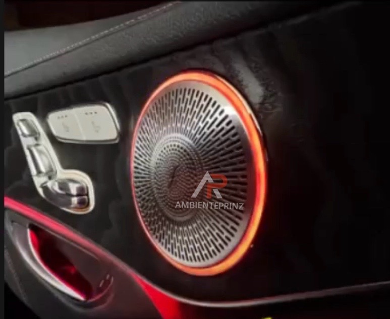 Mercedes-Benz E-Klasse - Beleuchtete (EQS) Luftdüsen Turbinen Düsen Set  Vorne Hinten 64 Farben Ambiente (W213)