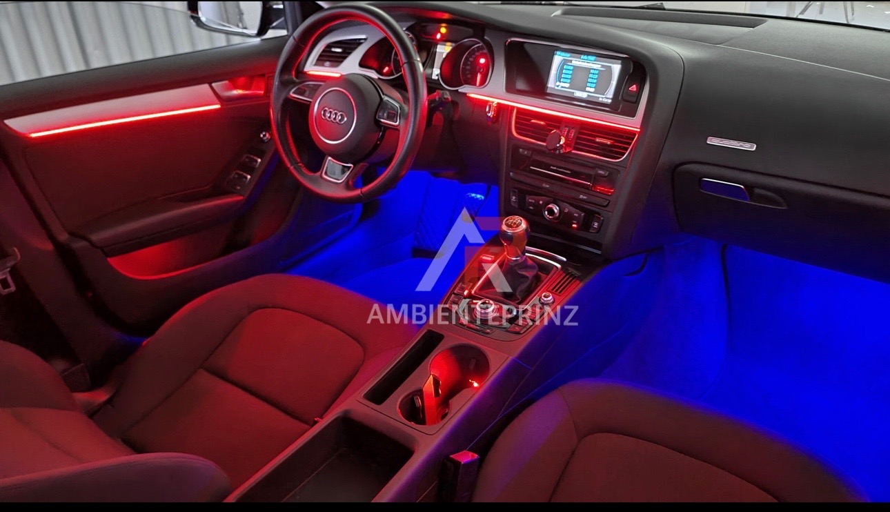 Ambientebeleuchtung für Audi A5 S5 RS5 B8 inkl. Einbau