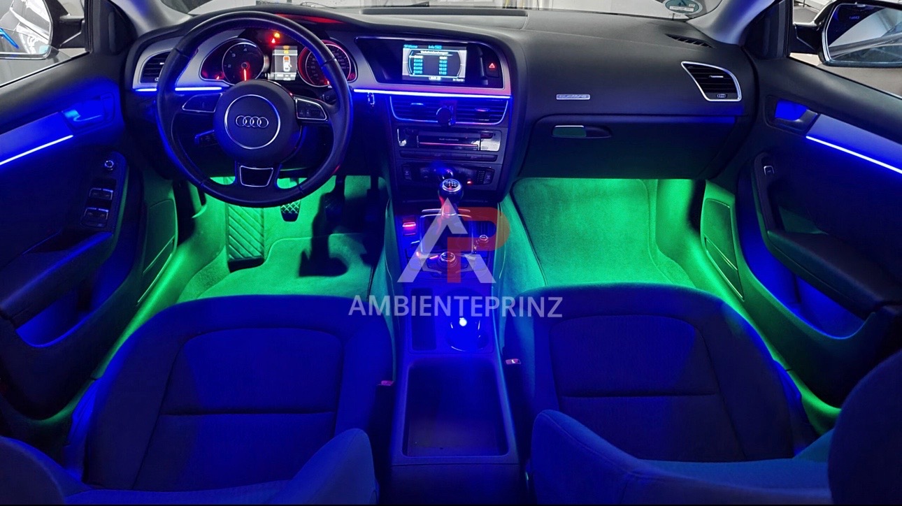 Ambientebeleuchtung für Audi A5 S5 RS5 B8 inkl. Einbau (Nachrüstung) –  Ambientprinz