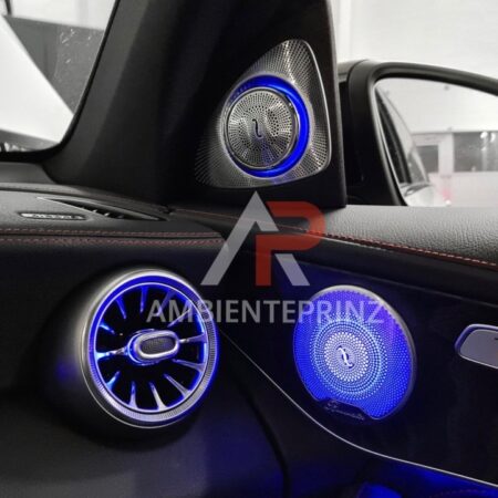 Luftdüsen-Beleuchtung (Vorne+Hinten) für Mercedes GLC X253 inkl. Einbau (Nachrüstung)
