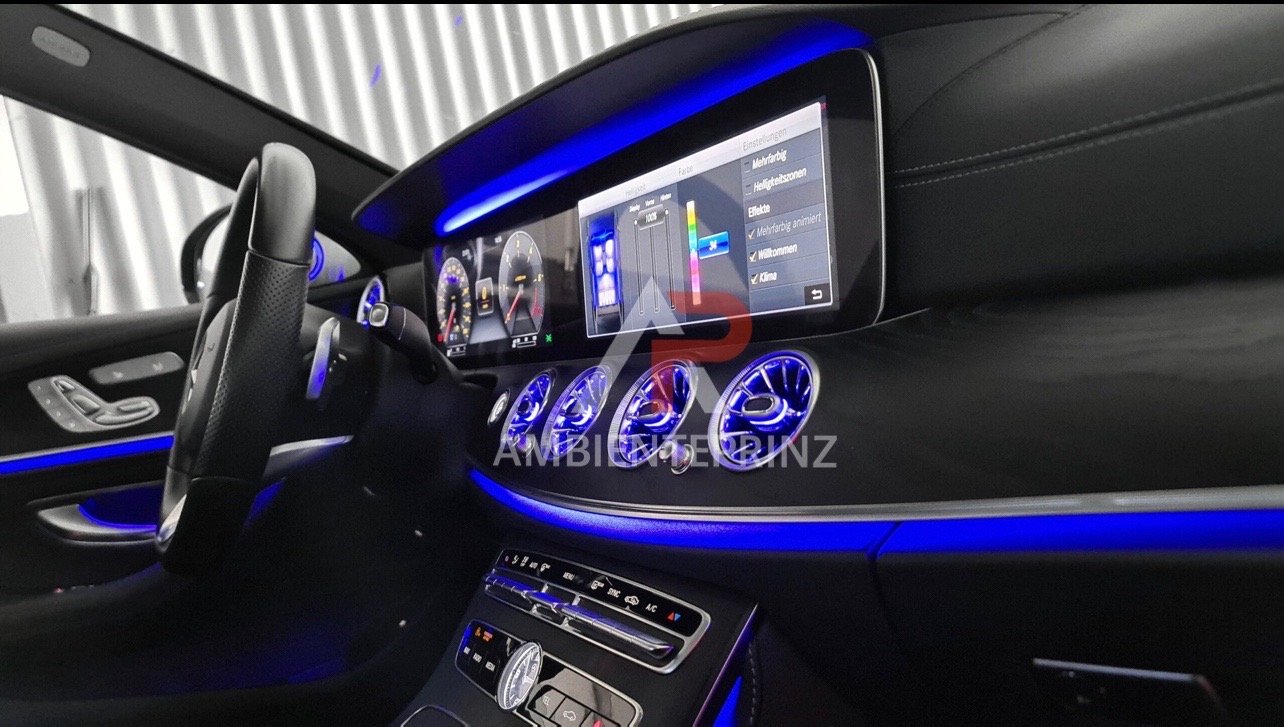 3D Hochtöner-Beleuchtung für Mercedes E-Klasse W213 inkl. Einbau  (Nachrüstung)