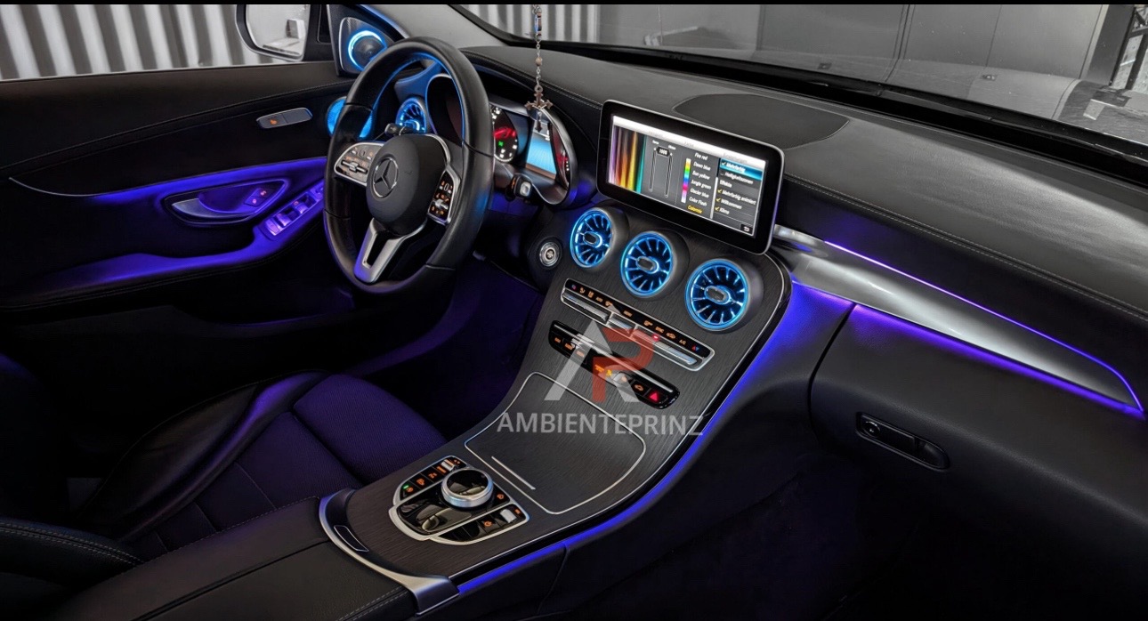 Luftdüsen-Beleuchtung für Mercedes C-Klasse W206 inkl. Einbau (Nachrüstung)