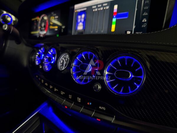 3D Hochtöner Beleuchtung für Mercedes S-Klasse W222 inkl. Einbau (Nachrüstung)