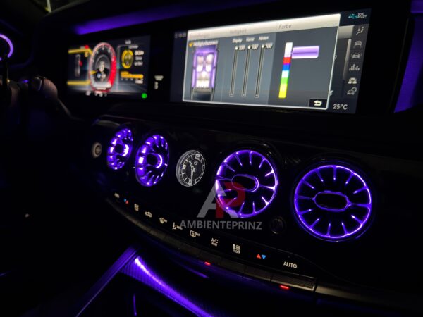 3D Hochtöner Beleuchtung für Mercedes S-Klasse W222 inkl. Einbau (Nachrüstung)