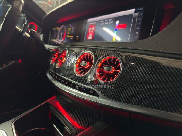 3D Hochtöner Beleuchtung für Mercedes S-Klasse W222 inkl. Einbau (Nachrüstung)