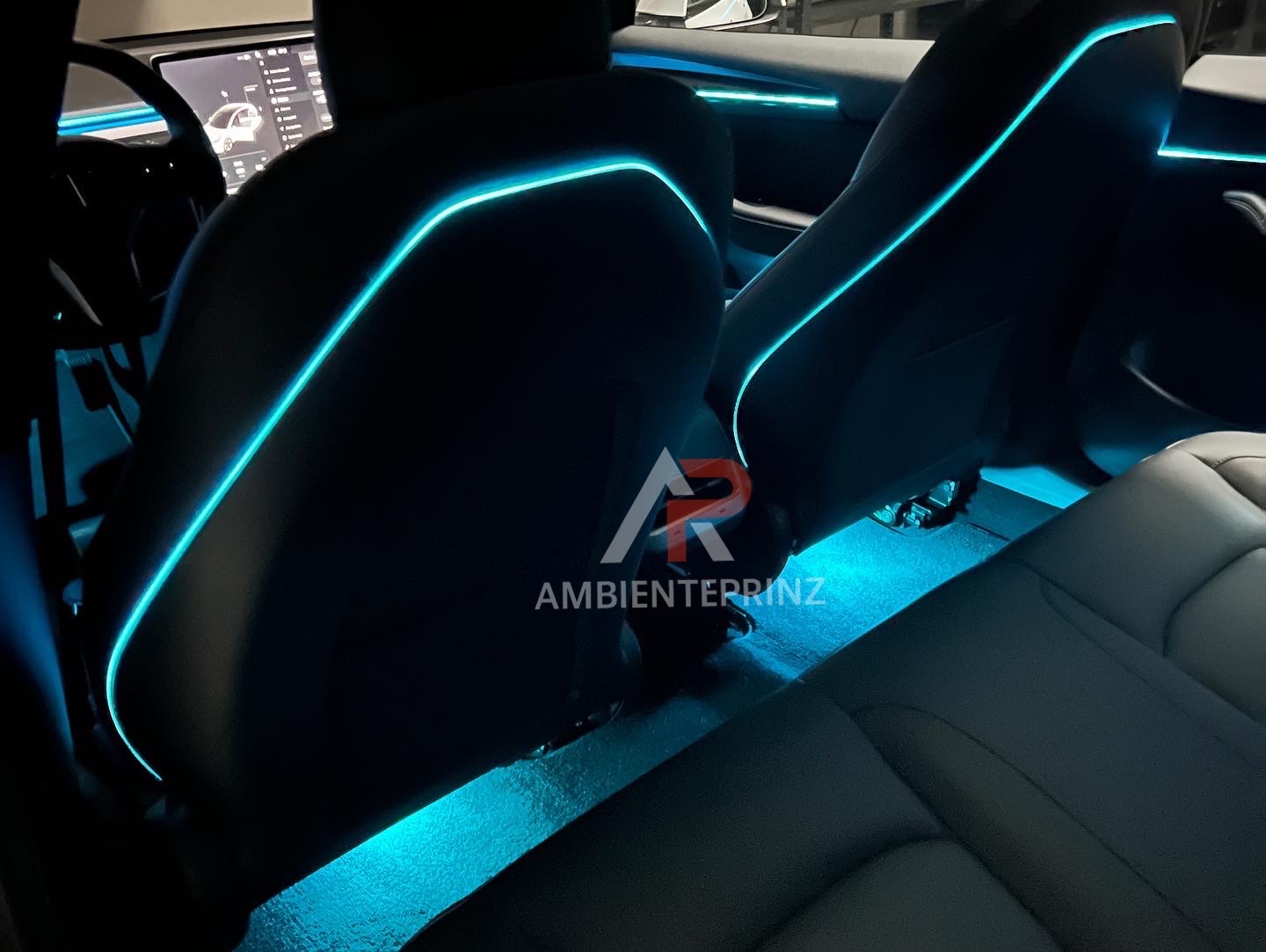 Ambientebeleuchtung für Tesla Model 3 inkl. Einbau (Nachrüstung) Ambientprinz