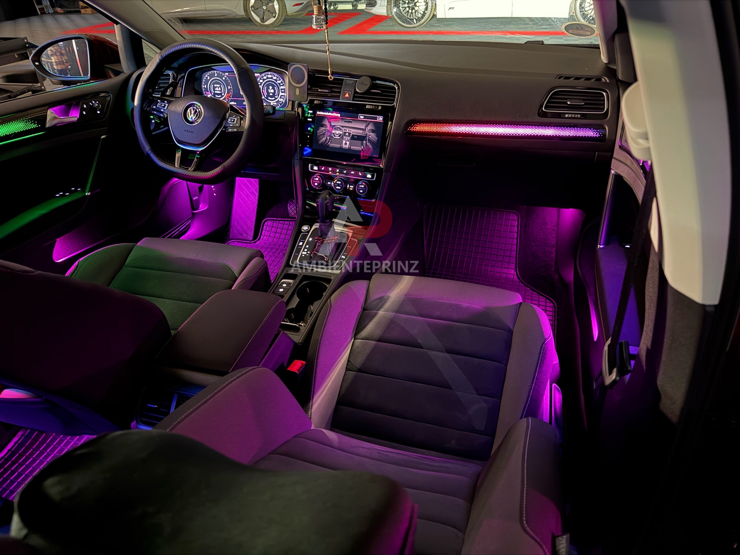 Ambientebeleuchtung für VW Golf 7 inkl. Einbau (Nachrüstung)