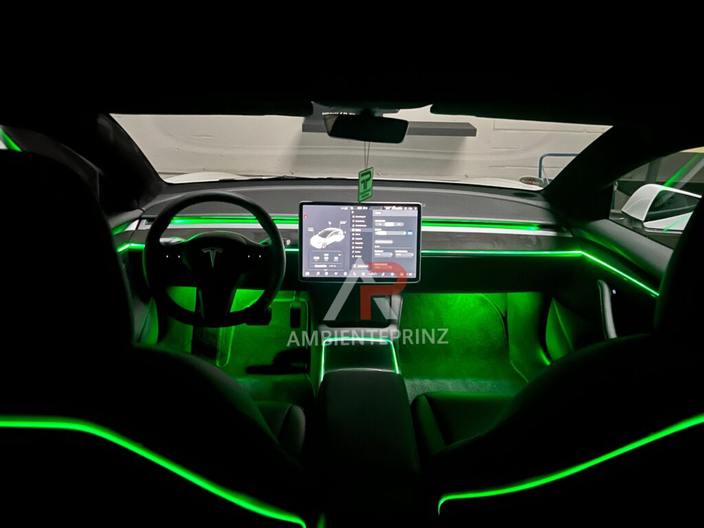 Ambientebeleuchtung für Tesla Model 3 inkl. Einbau (Nachrüstung) Ambientprinz
