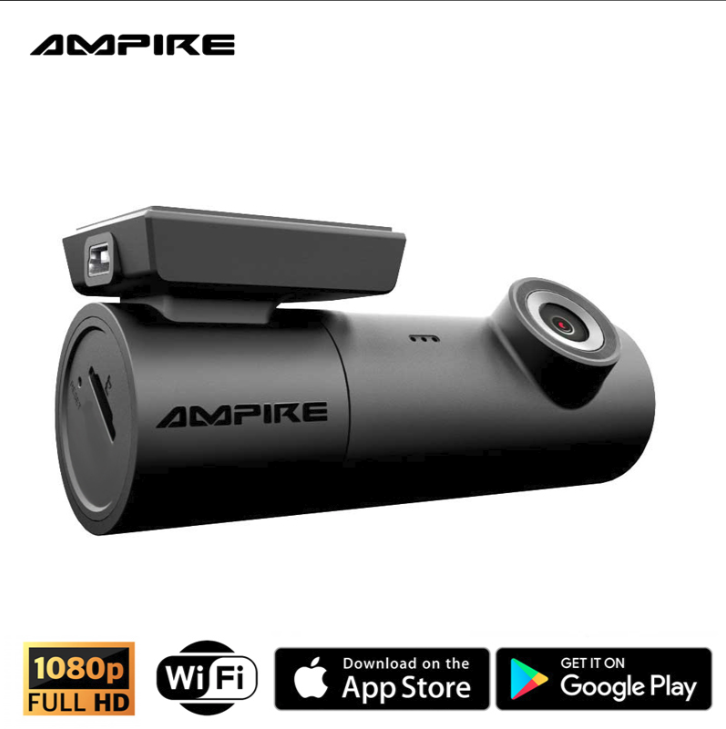 AMPIRE Dual-Dashcam in 1080p, WiFi und GPS – Ambientprinz