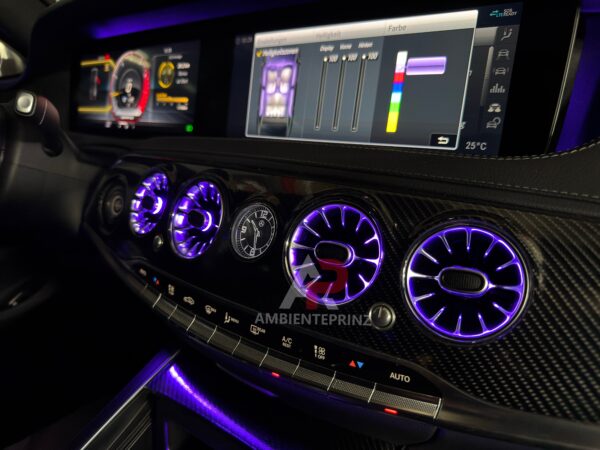 Luftdüsen Beleuchtung für Mercedes S-Klasse W222 inkl. Einbau (Nachrüstung)