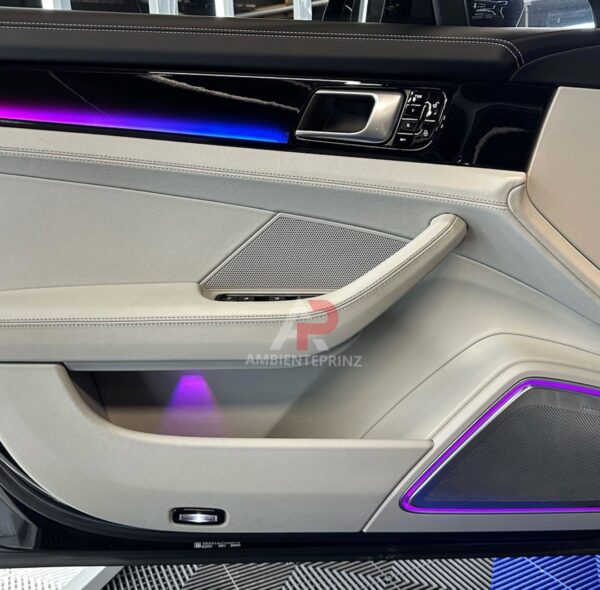 Ambientebeleuchtung für Porsche Panamera Baujahr (2017-2024) inkl. Einbau (Nachrüstung)