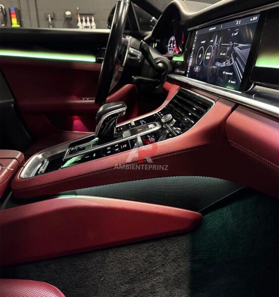 Ambientebeleuchtung für Porsche Panamera Baujahr (2017-2024) inkl. Einbau (Nachrüstung)