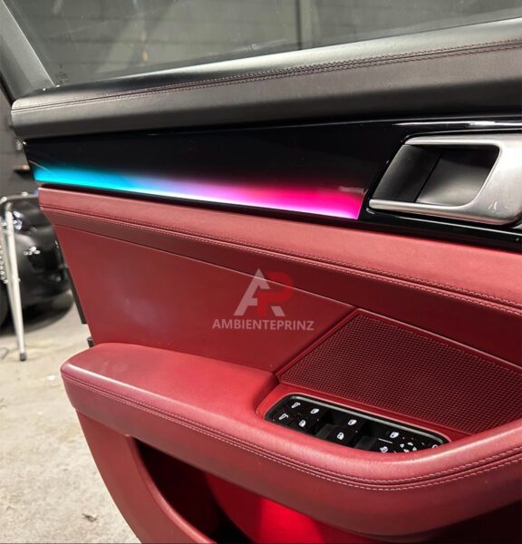 Ambientebeleuchtung für Porsche Panamera Baujahr (2017-2024) inkl. Einbau (Nachrüstung)