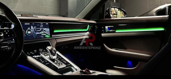 Ambientebeleuchtung für Porsche Panamera Baujahr (2017-2024) inkl. Einbau (Nachrüstung)