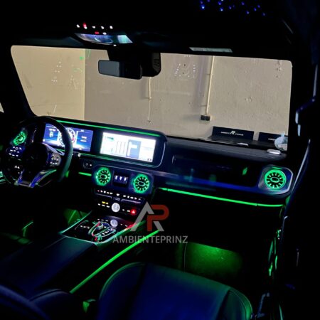 Luftdüsen-Beleuchtung (Vorne+Hinten) für Mercedes G-Klasse W464 inkl. Einbau (Nachrüstung)