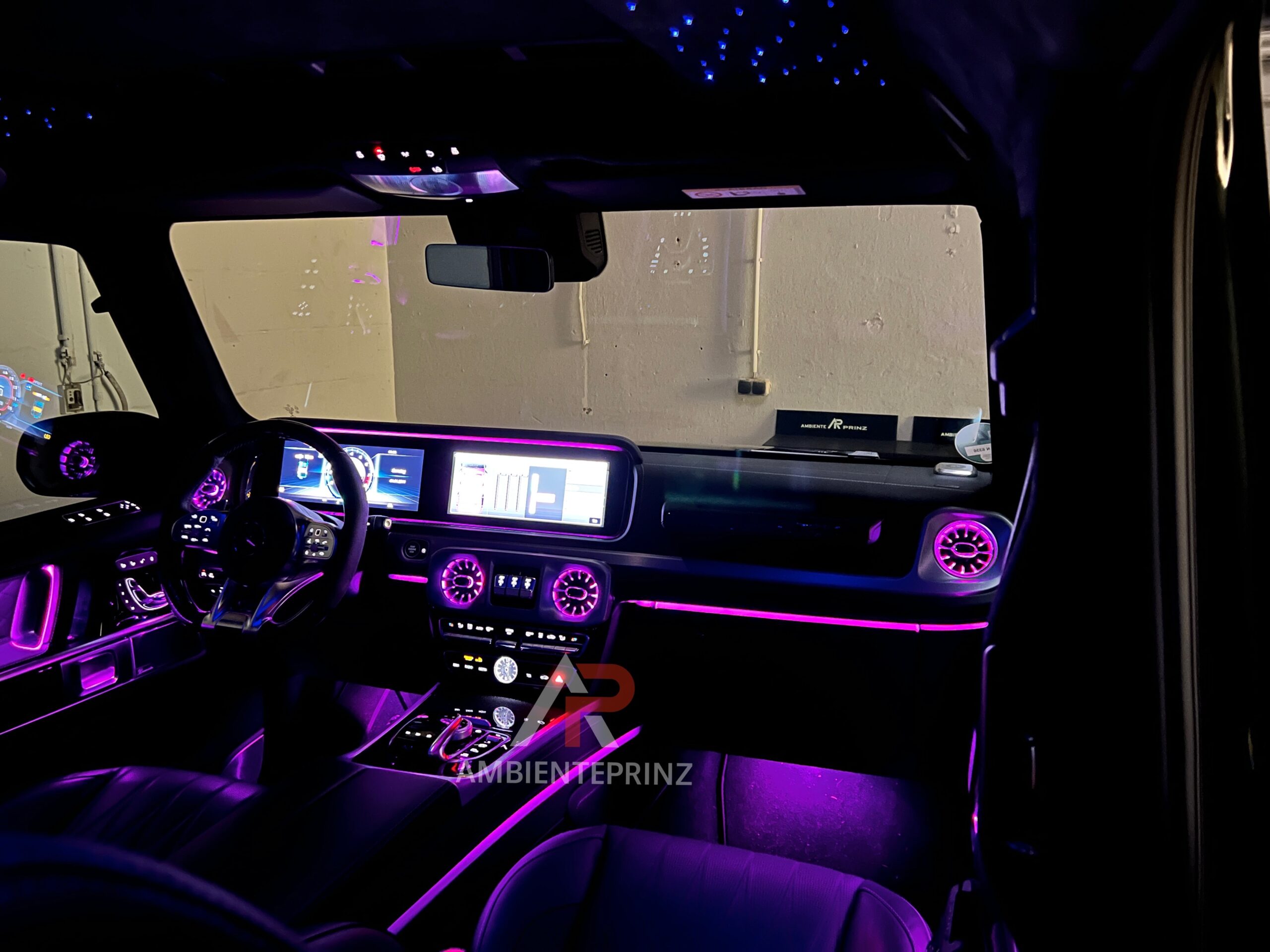 Luftdüsen-Beleuchtung (Vorne+Hinten) für Mercedes G-Klasse W464