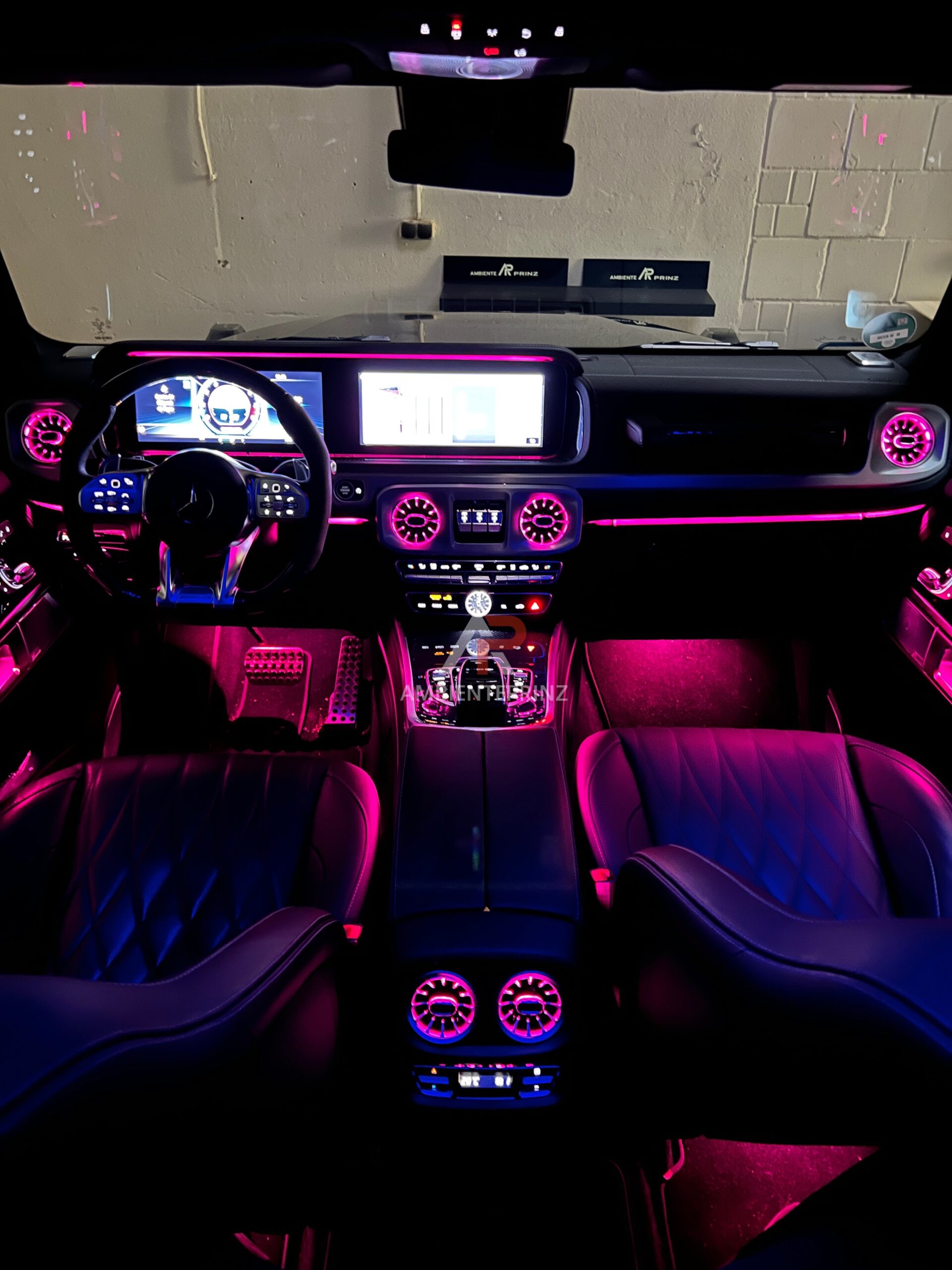 Luftdüsen-Beleuchtung (Vorne+Hinten) für Mercedes G-Klasse W464