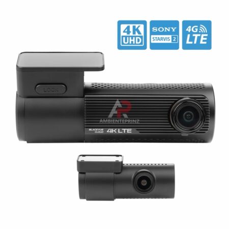 BlackVue DR970X-2CH LTE Plus II – 64 GB Dashcam, 4K Ultra HD, Cloud/WLAN, GPS, Intelligenter Park-Modus