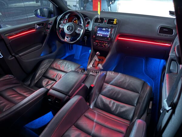Ambientebeleuchtung für VW Golf 6 inkl. Einbau (Nachrüstung)