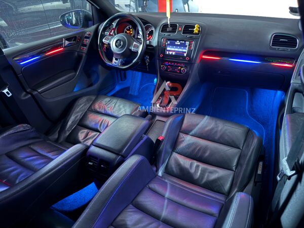 Ambientebeleuchtung für VW Golf 6 inkl. Einbau (Nachrüstung)