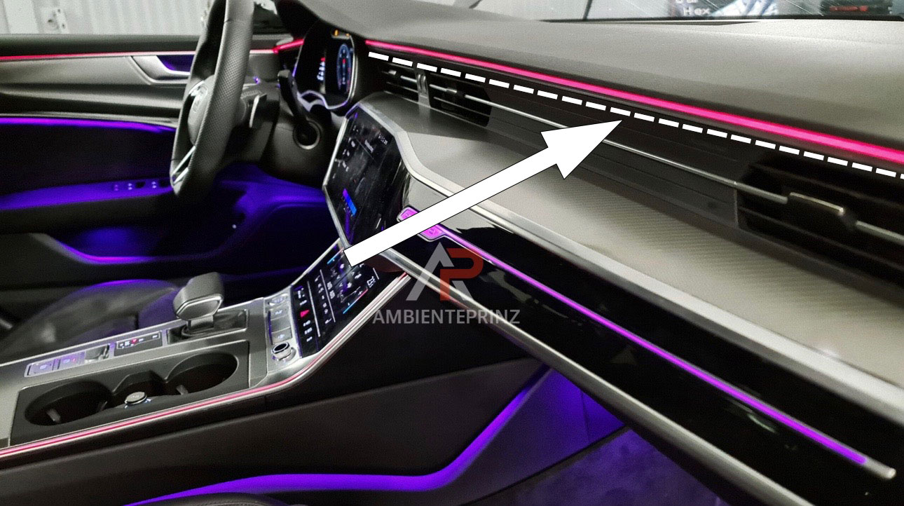 ambitrim® Digital RGBIC LED Unterbodenbeleuchtung Einbauanleitung / Audi A6  C7 
