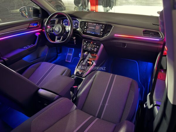 Ambientebeleuchtung für VW T-Roc inkl. Einbau (Nachrüstung)
