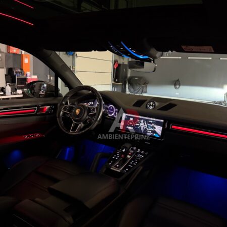 Ambientebeleuchtung für Porsche Cayenne 9YA Baujahr (2018 – 2023) inkl. Einbau (Nachrüstung)