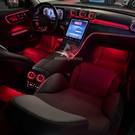 Ambientebeleuchtung für Mercedes C-Klasse W206 Premium Plus inkl. Einbau (Nachrüstung)