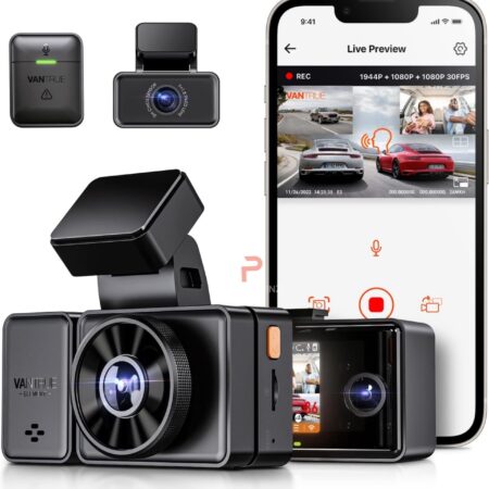 Dashcam – Vantrue E3 inkl. Einbau und Hardwire Kit mit 3 Stufen