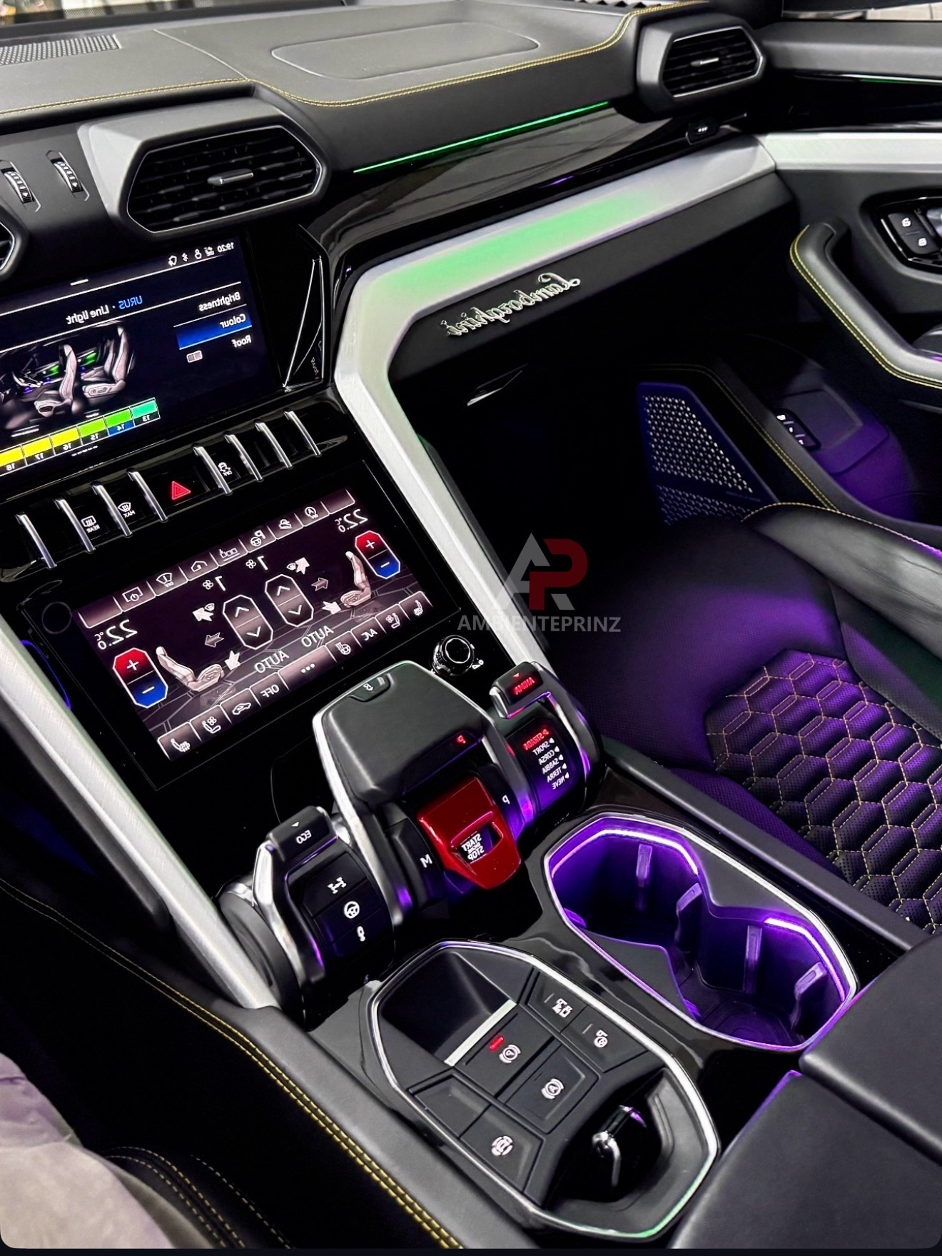 Ambientebeleuchtung für Lamborghini Urus inkl. Einbau (Nachrüstung)