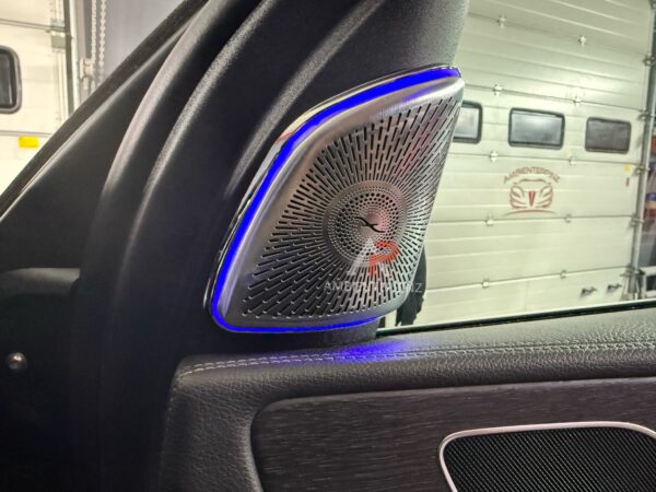 Hochtöner Abdeckungen Beleuchtet (Oben) - für Mercedes Benz GLE / GLS  W167 V167 X167 C167 mit 64 Farben inkl. Einbau (Nachrüstung)