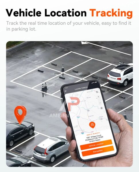 Vantrue S1 Pro 2.5K 60FPS LTE Cloud Version 2-Wege Dashcam mit Parkmodus inkl. Einbau und Hardwire Kit