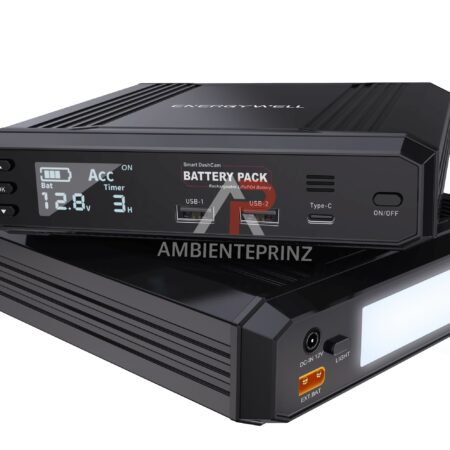 EnergyWell P6 Dashcam Batterie 8.000mAh