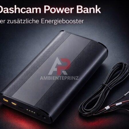 Dashcam Power Booster Puffer 12v 96Wh 7500 mAh Parkmodus Verlängerung inkl. Einbau – (Einbauort: Triftstrasse 37/38, 13509 Berlin-Reinickendorf)